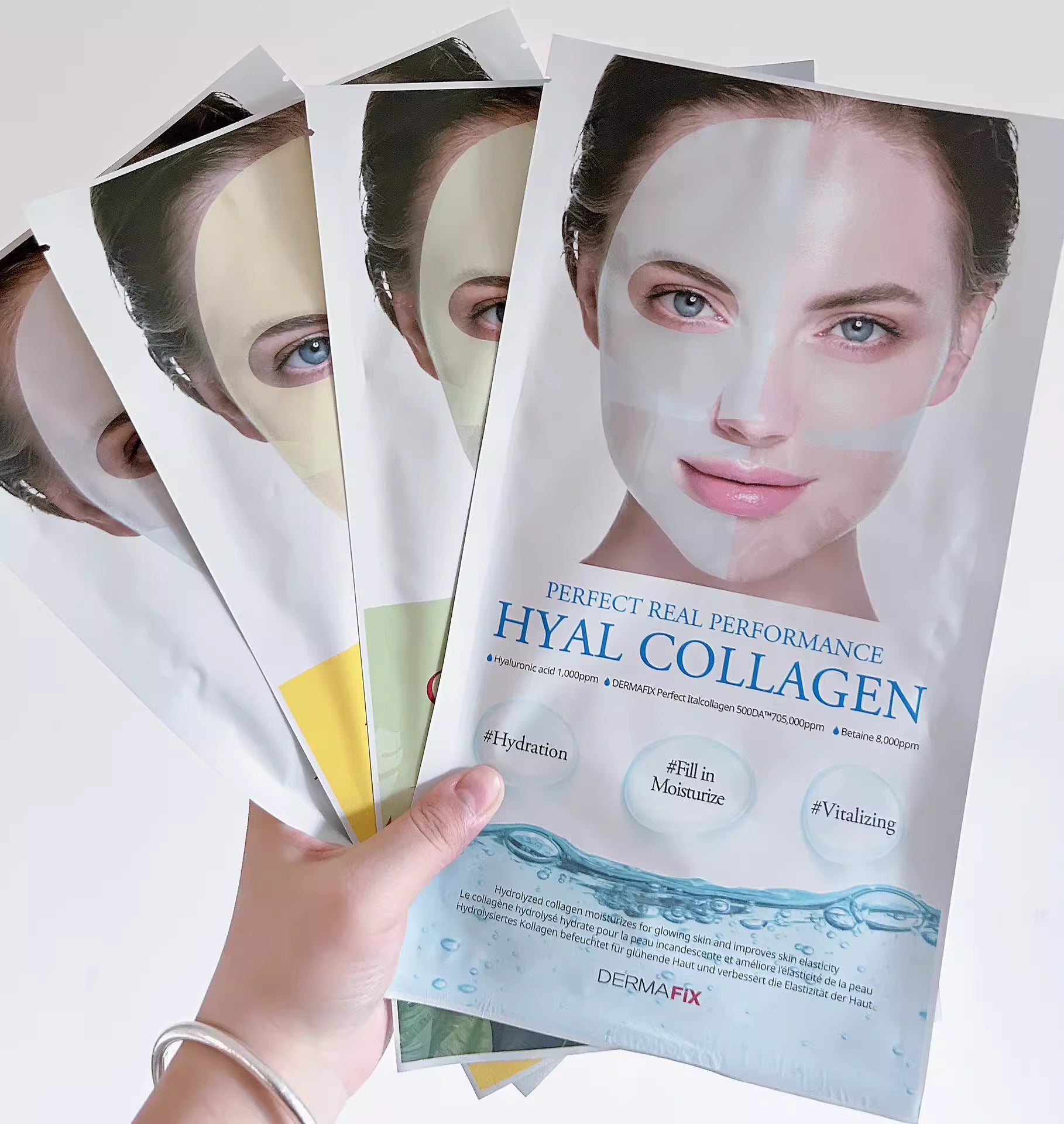 DERMAFIX Perfect Real Performance Hyal Collagen Mask 23g x 8ea