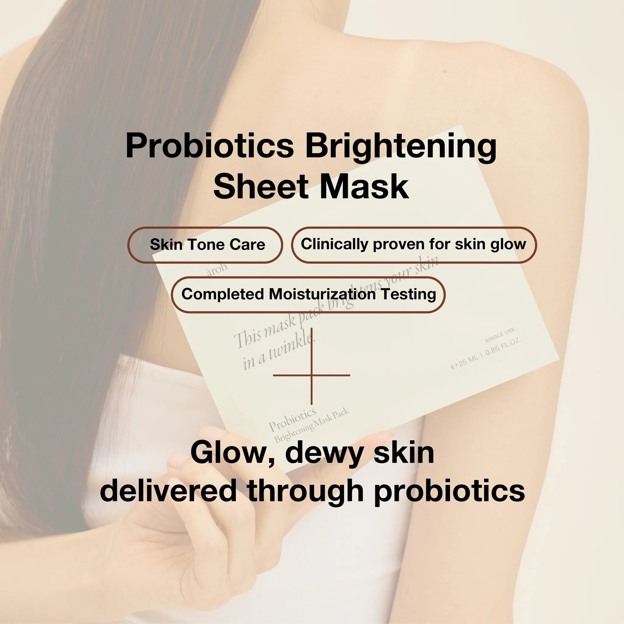 Aroh Probiotics Brightening Sheet Mask 25ml x 10ea