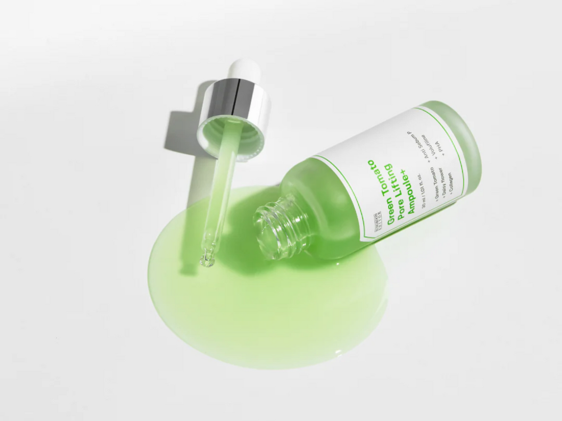 Minimizing Pores with Sungboon Green Tomato Pore Lifting Ampoule Plus 🍅✨