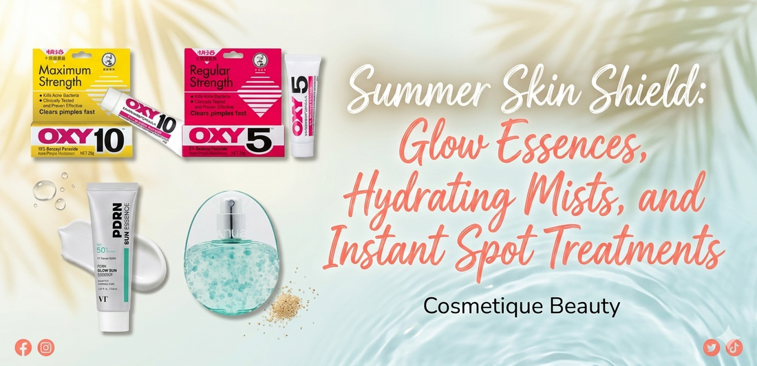 Summer Skin Shield: Glow Essences, Hydrating Mists, and Instant Spot Treatments