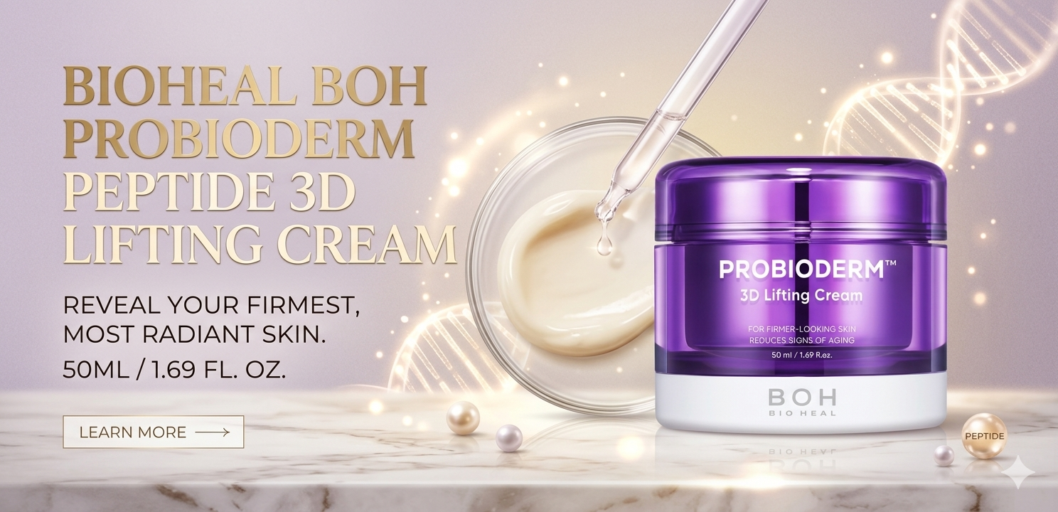 The 3D Face Lift in a Jar: Why Bioheal BOH Probioderm Cream is Olive Young’s #1 Anti-Aging Secret