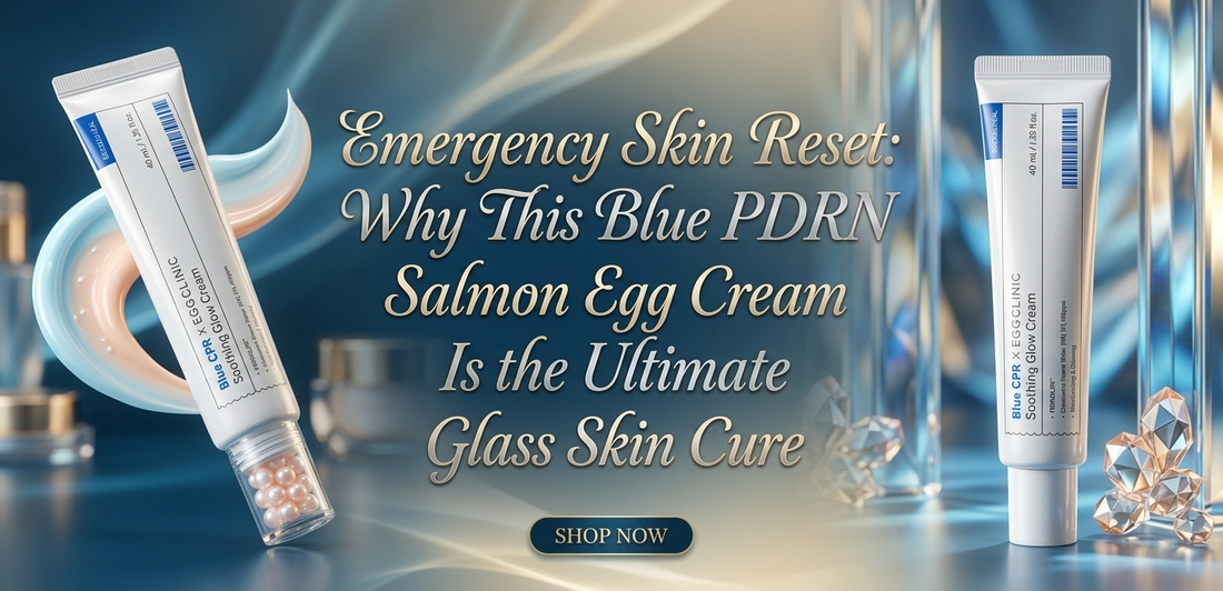 Emergency Skin Reset: Why This Blue PDRN Salmon Egg Cream Is the Ultimate Glass Skin Cure