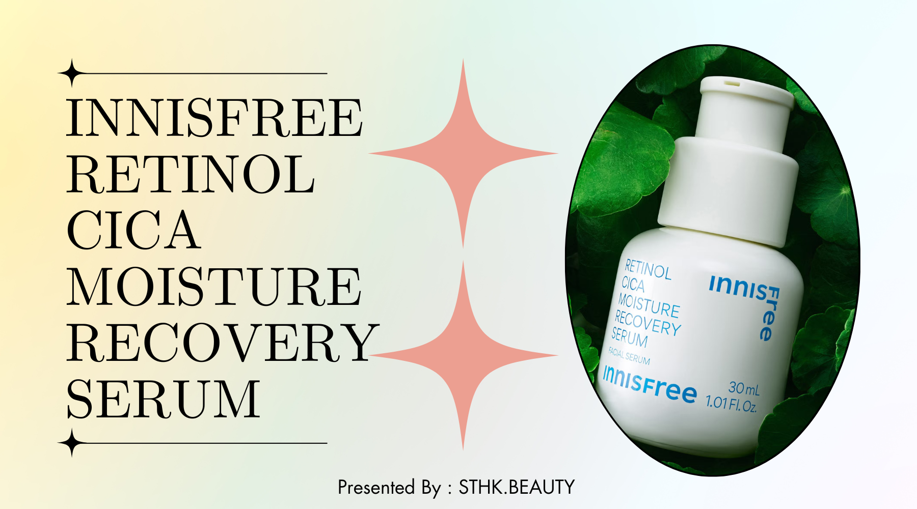 [Review] INNISFREE Retinol Cica Moisture Recovery Serum Review