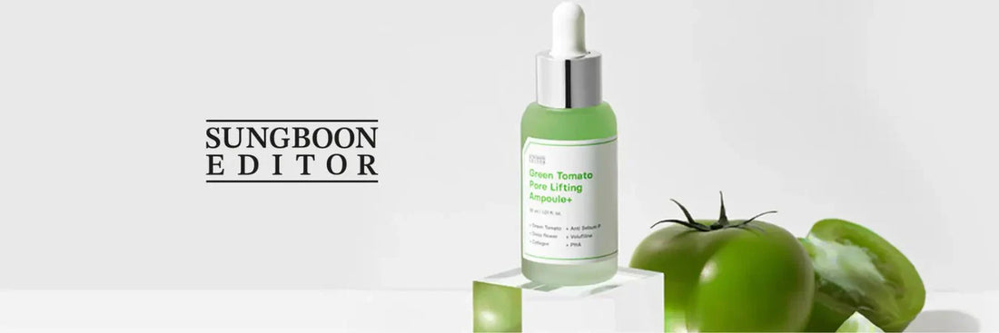 The Ultimate Korean Secret to Tightening Large Pores: Sungboon Editor Green Tomato Ampoule Review