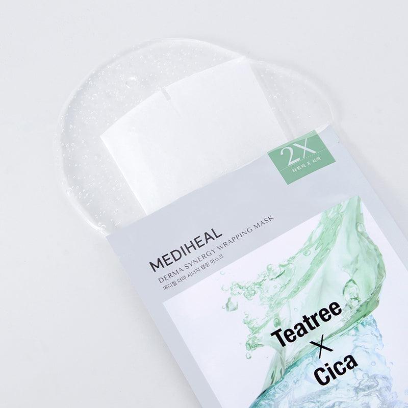 Mediheal Teatree x Cica Derma Synergy Wrapping Mask 4ea