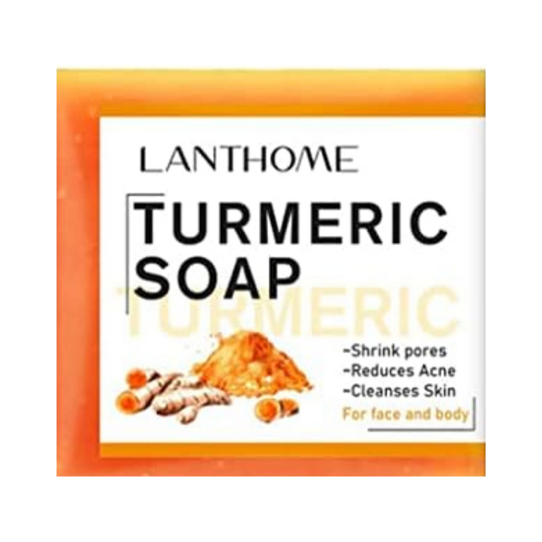 LANTHOME TURMERIC Remove Pimples Dark Spots SOAP 100g