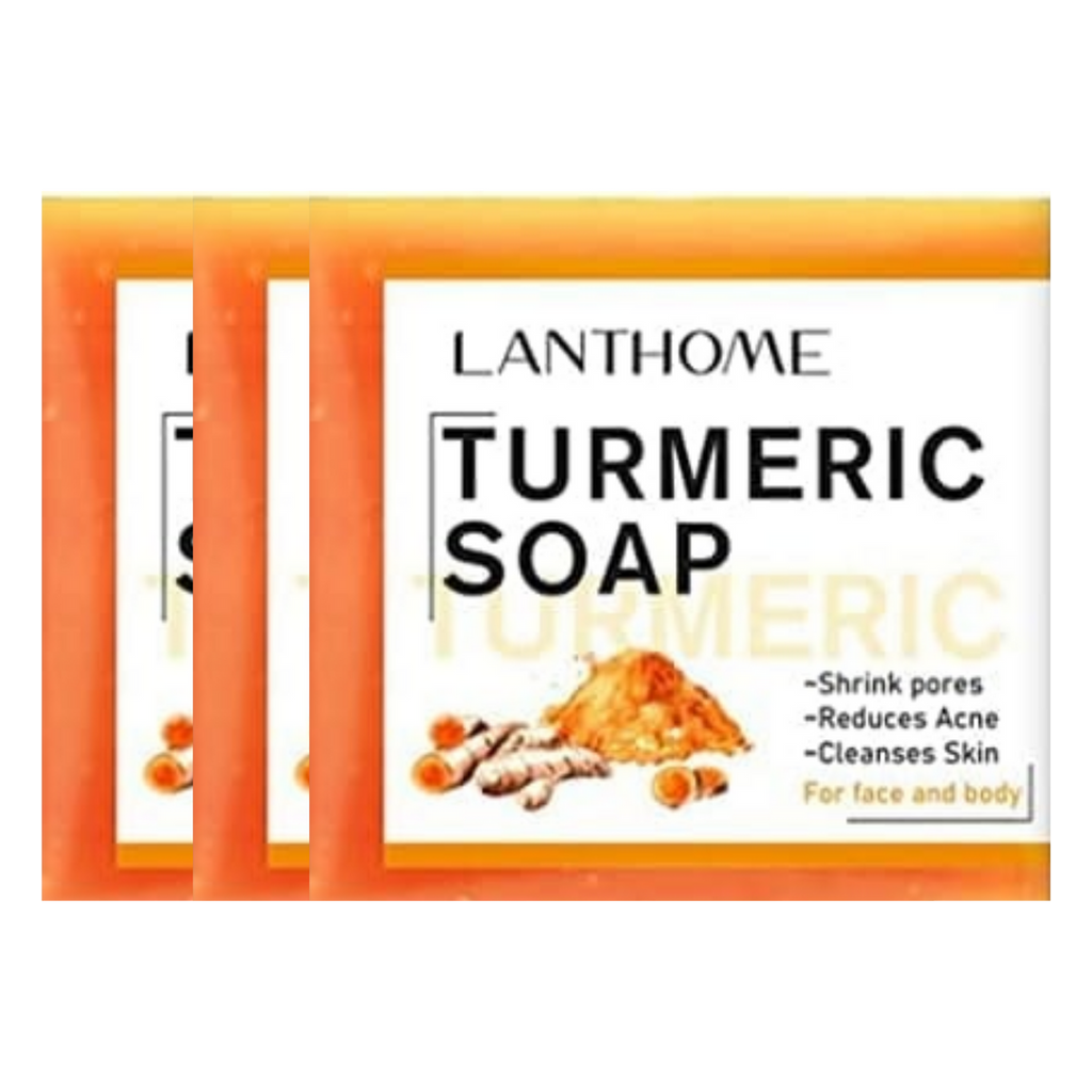 LANTHOME TURMERIC Remove Pimples Dark Spots SOAP 100g