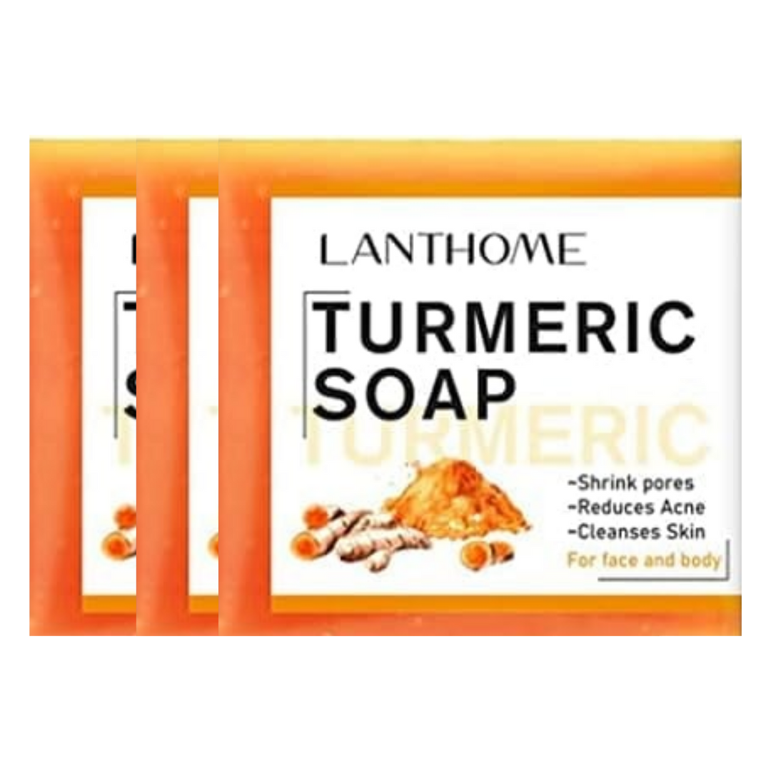LANTHOME TURMERIC Remove Pimples Dark Spots SOAP 100g