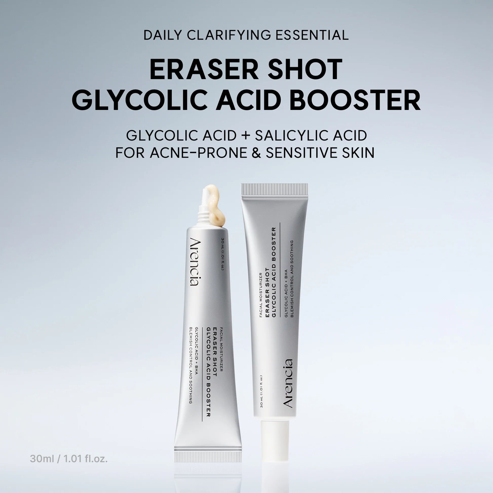Arencia AHA & BHA Eraser Shot Booster (Blemish Control And Soothing) 30ml