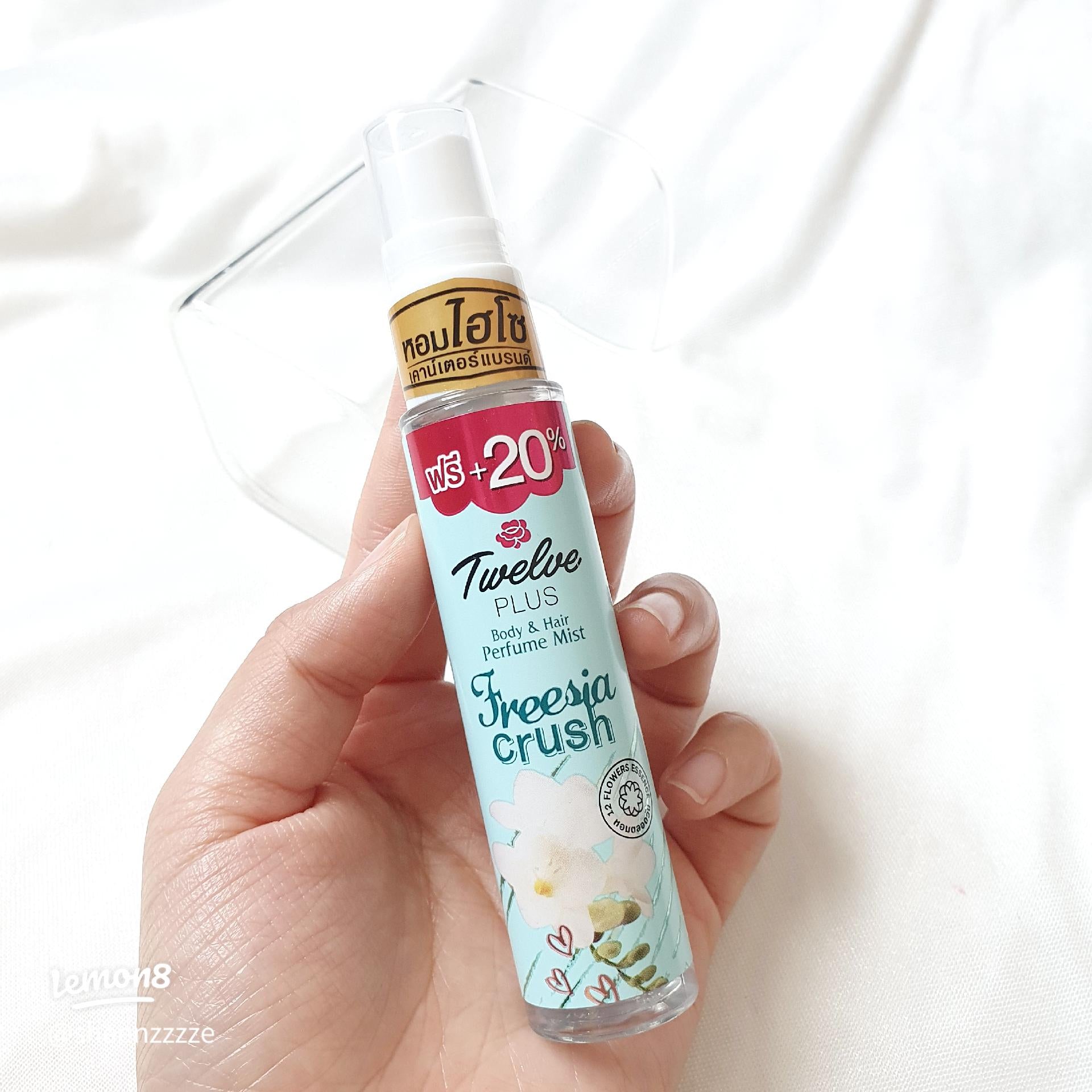 Twelve Plus Freesia Crush Mist Body Hair Perfume 25ml