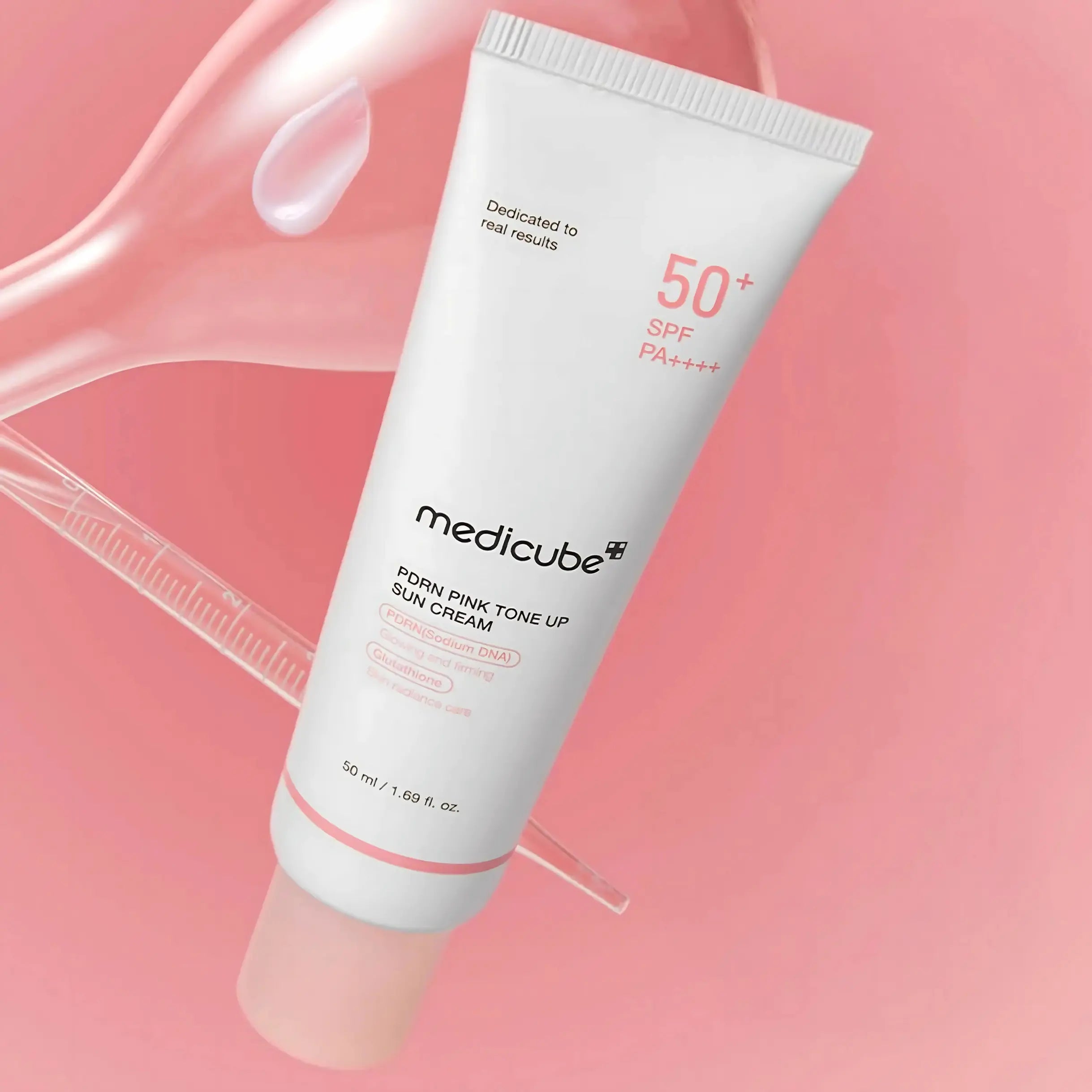 Medicube PDRN Pink Tone Up Sun Cream SPF 50+ PA++++ 50ml