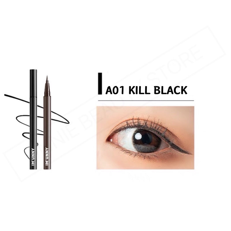 IM'UNNY Waterproof Skinny Eyeliner (#A01 Black) 0.6g