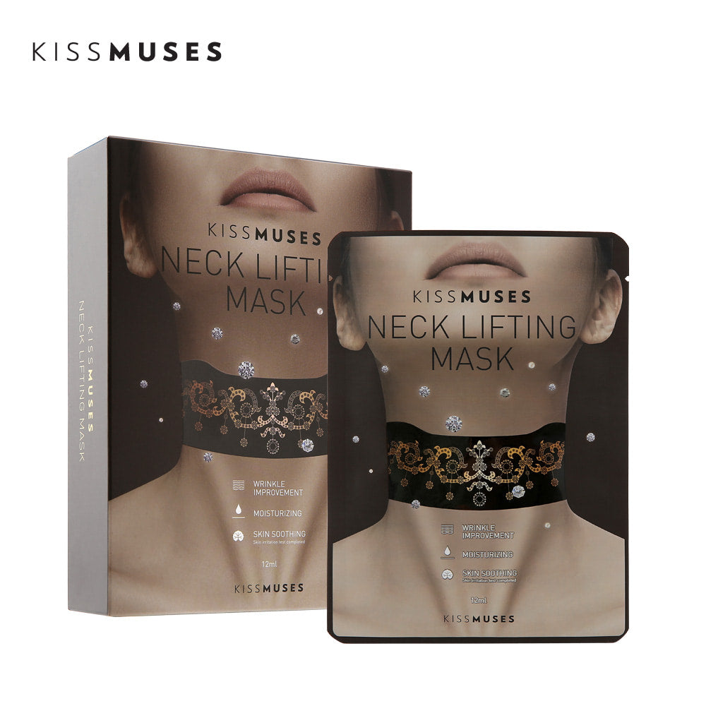 KISSMUSES 韓國 玻尿酸女神無瑕頸膜 12ml x 10片