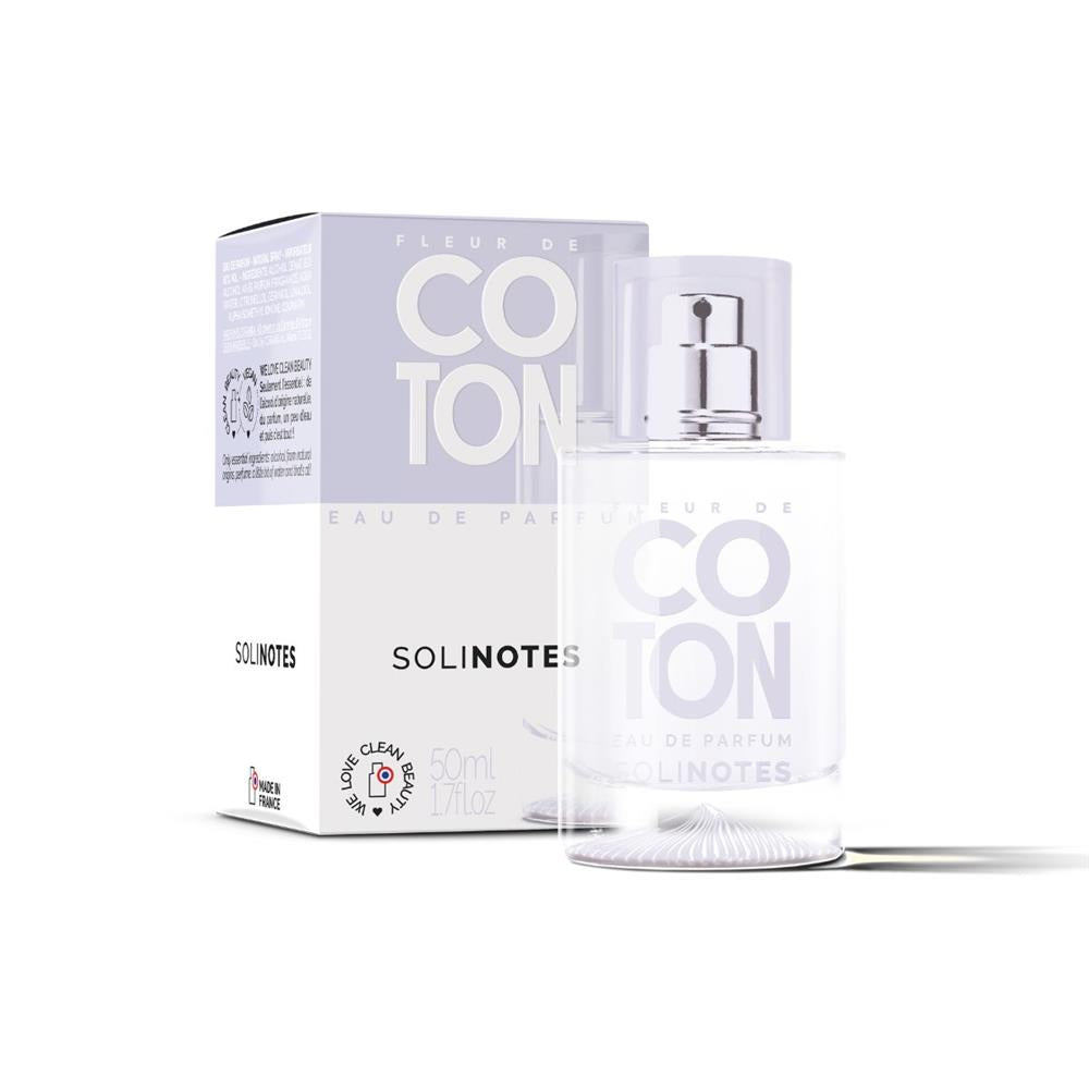 Solinotes Cotton Flower Vegan Eau de Parfum ( Vanilla, Musk & White Cedar) 50ml