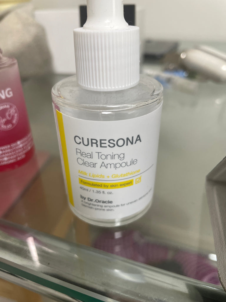 CURESONA Milk Lipids & Glutathione Real Toning Clear Ampoule (Brightening) 40ml