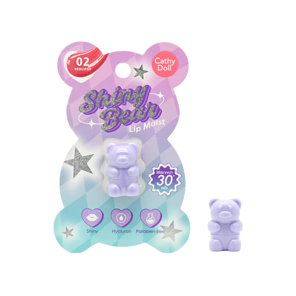 Cathy Doll Shiny Bear Lip Moist (#02 Redlipop) 1.1g
