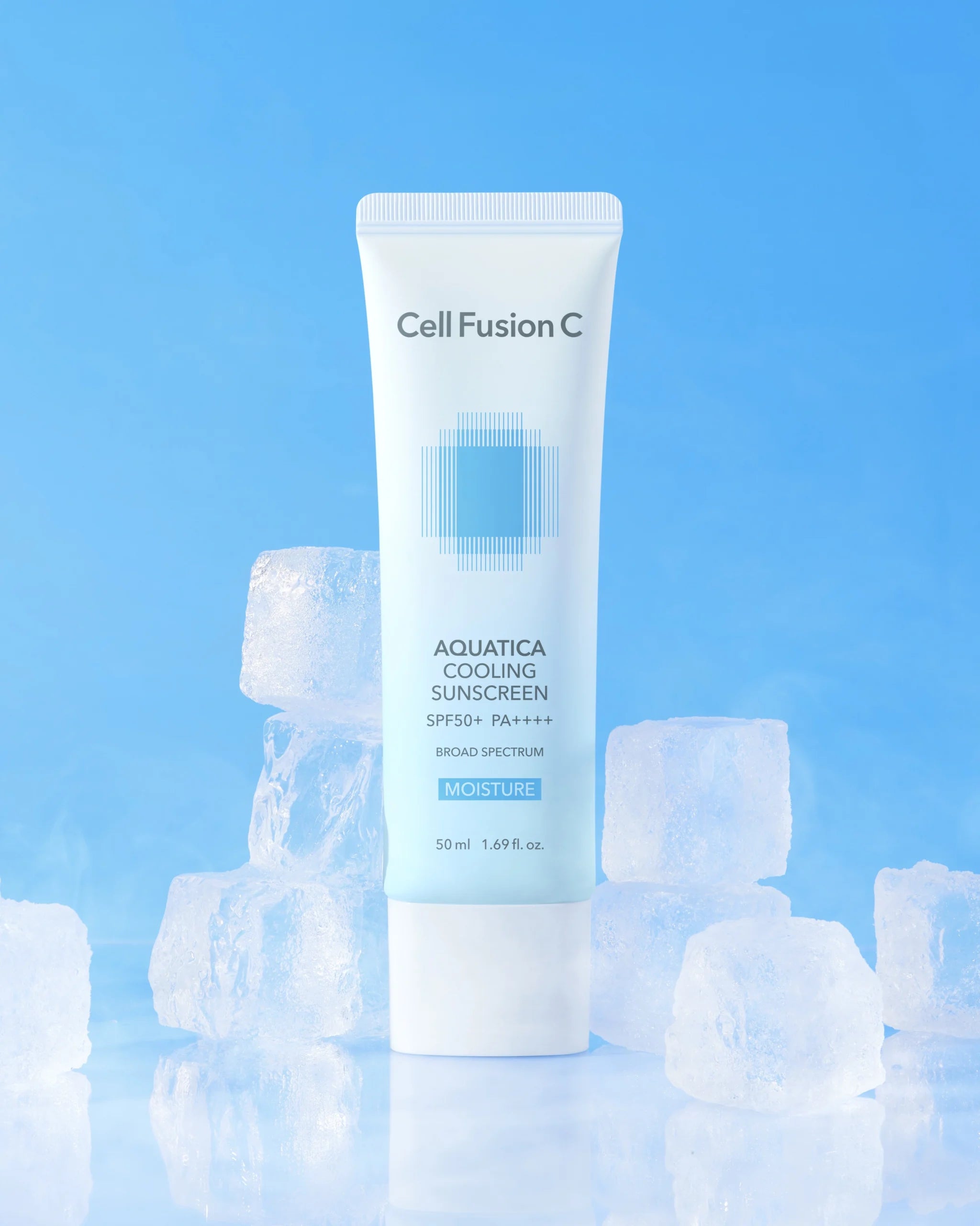[Ultimate Cooling & Hydration Set] Cell Fusion C Aquatica Cooling Sunscreen 50ml + First Cooling Calming Mask 5ea