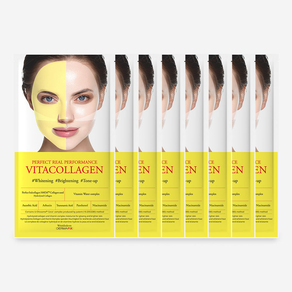 DERMAFiX Perfect Real Performance Real Collagen Mask (Whitening) 8pcs