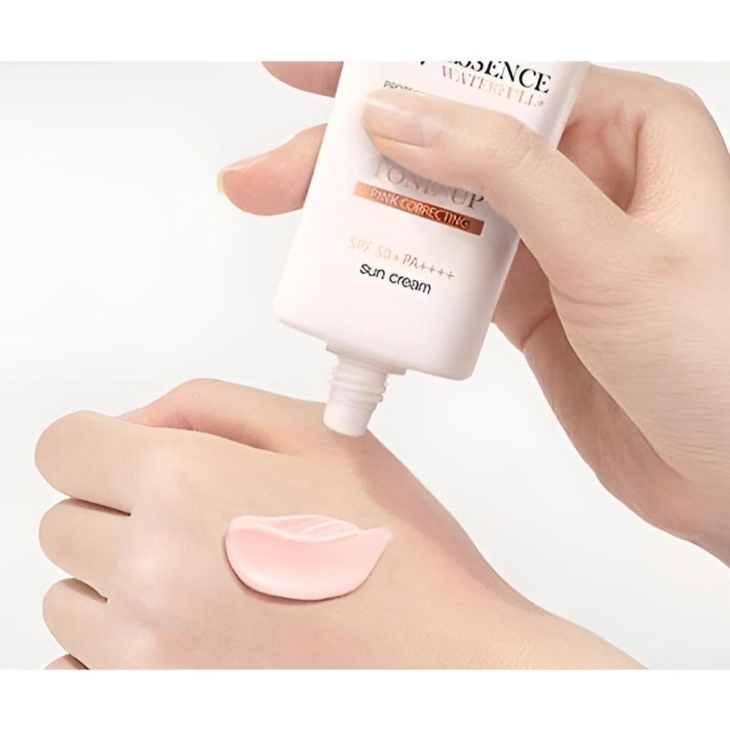 D'Alba UV Essence Waterfull Tone-up Sun Cream (PINK) SPF50+ PA++++ 50ml