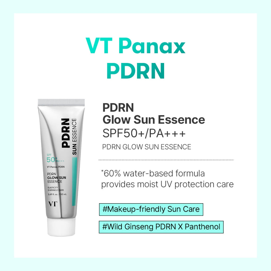 VT Cosmetics PDRN Glow Sun Essence SPF50+ PA+++ 50ml