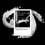 Masque en feuille Abib Gummy Milk Sticker au collagène (10 unités)