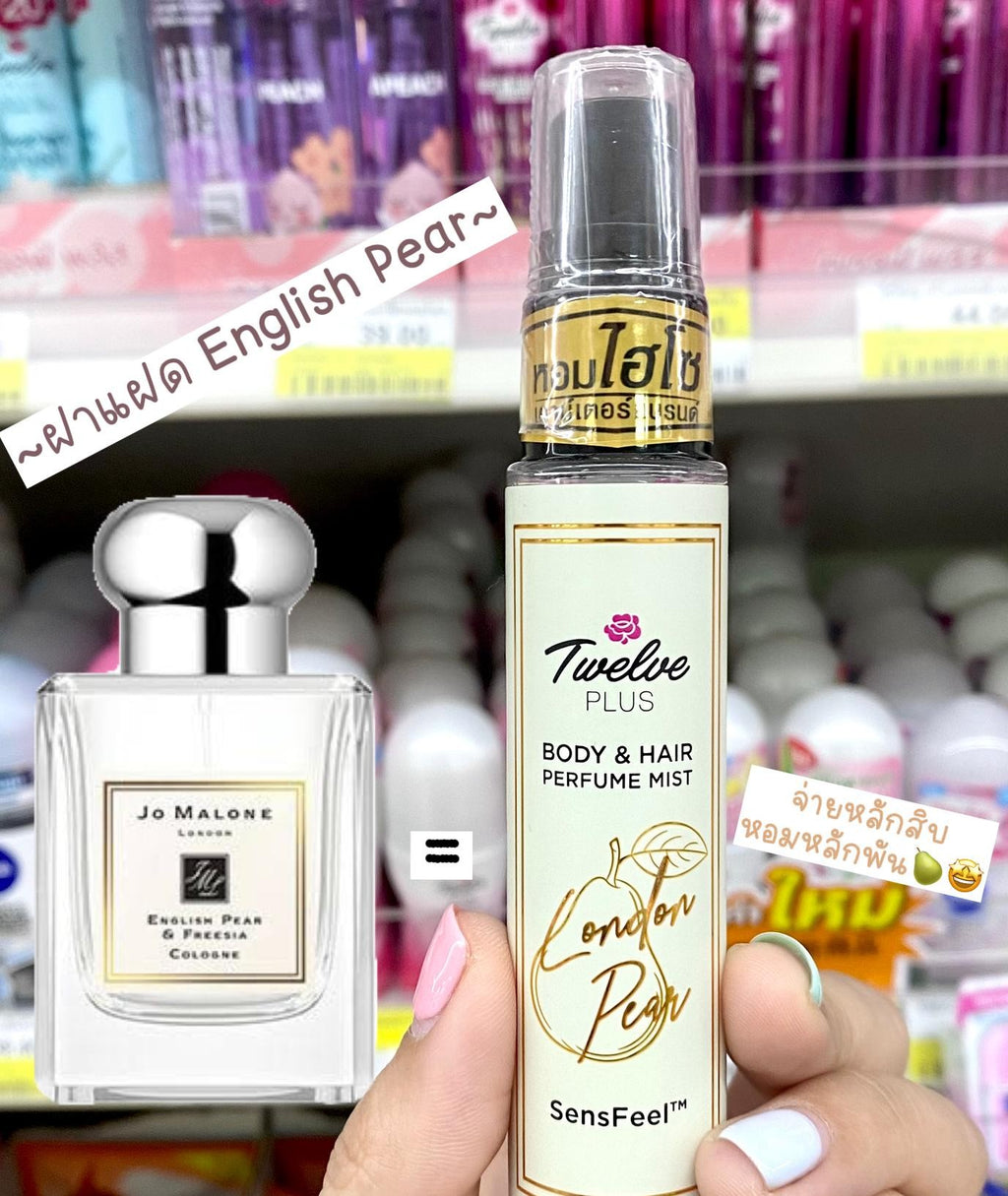Twelve Plus London Pear Mist Body Hair Perfume 25ml