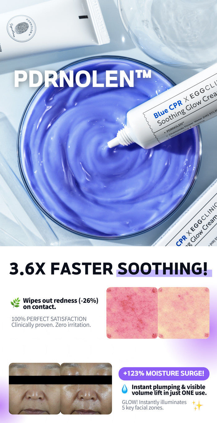 Blue CPR x Egg Clinic PDRNOLEN Soothing Glow Cream 40ml