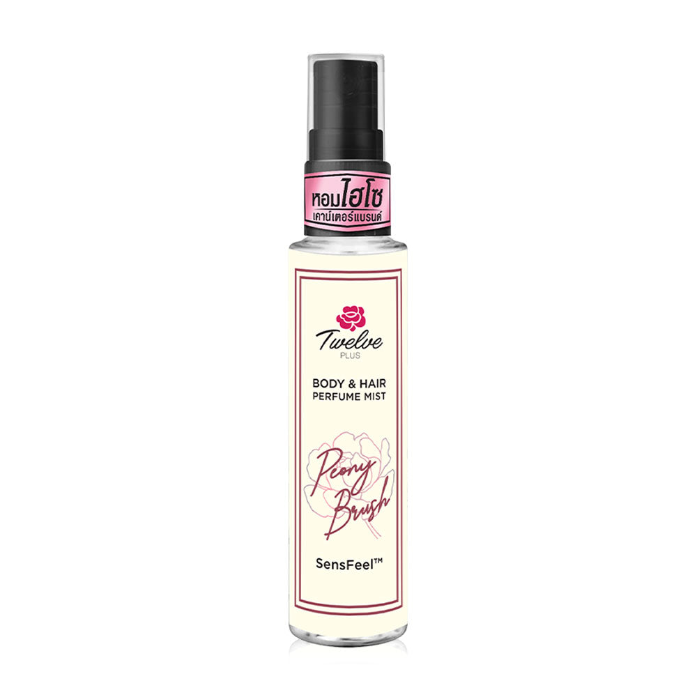 Twelve Plus Peony Brush Mist Body Hair Perfume 25ml