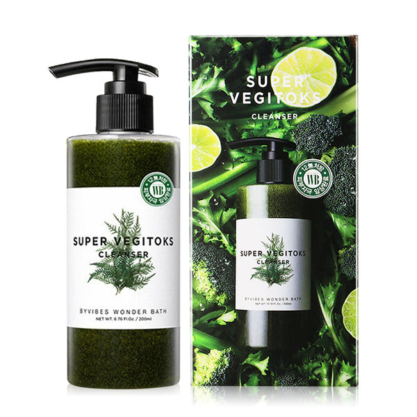 Wonder Bath Super Vegitoks Gel Foam Deep Cleanser 300ml