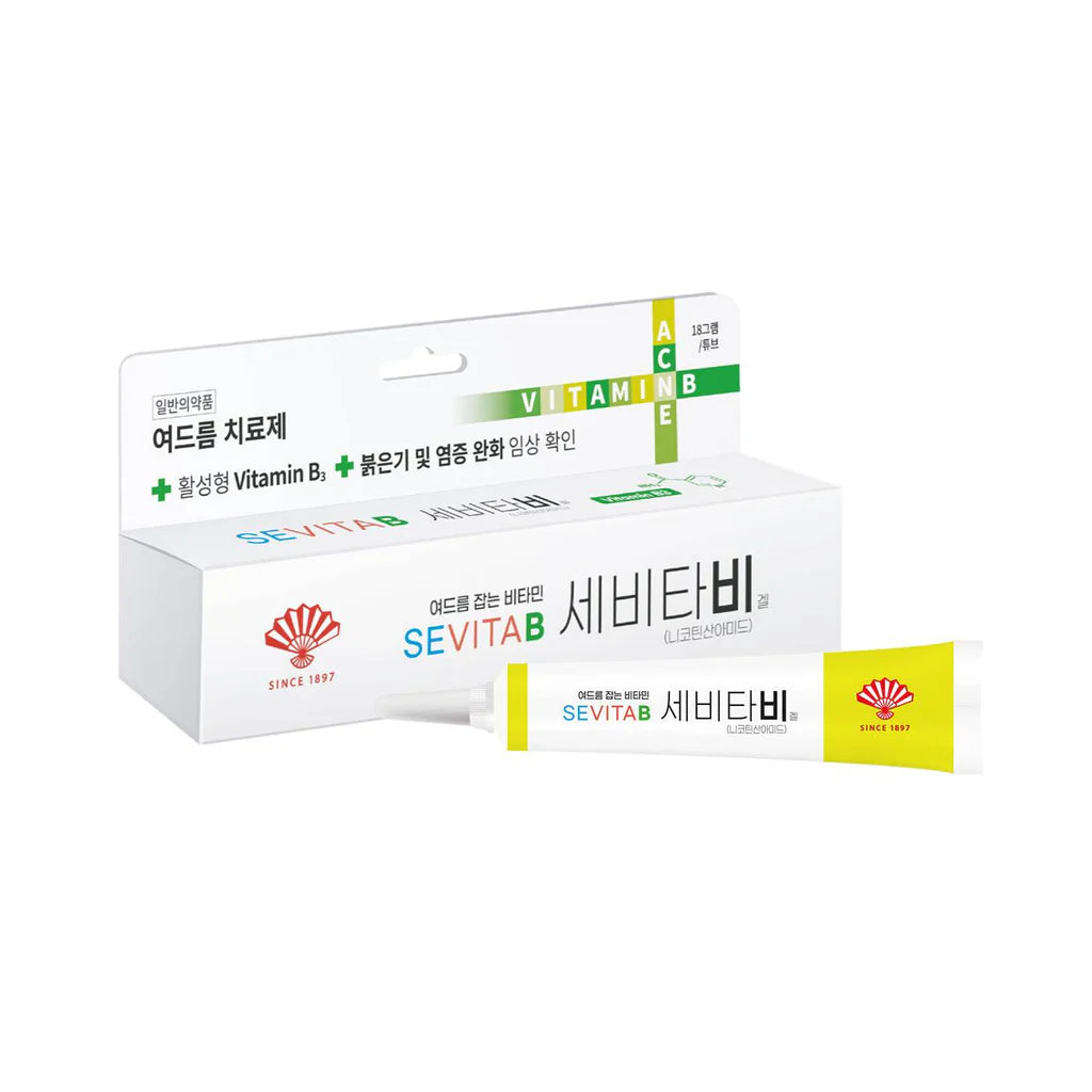 Sevitab Vitamin B3 Skin Treatment Acne Care Gel 18g