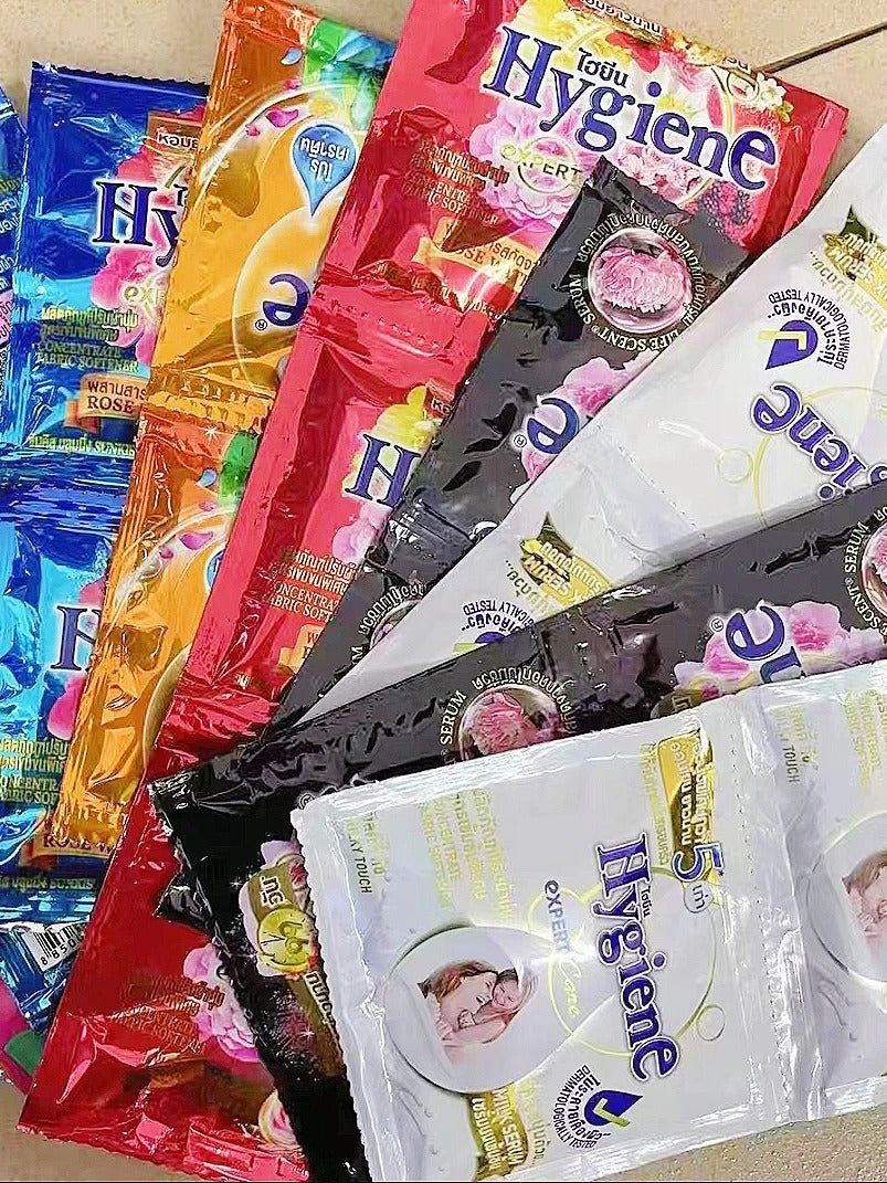 Hygiene Softener Long-Lasting Fragrance Care Agent for Clothing (White Milky Scent) 20ml x 10ea