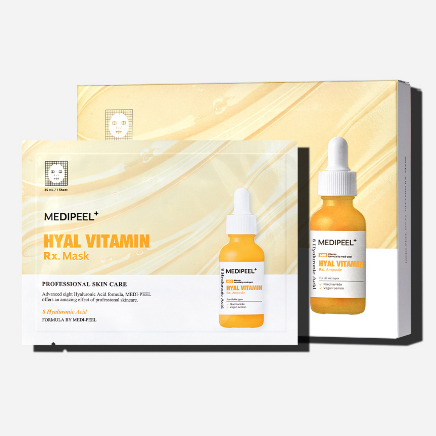 Medipeel 升級版 透明質酸 維生素美白面膜 25ml x 10 片