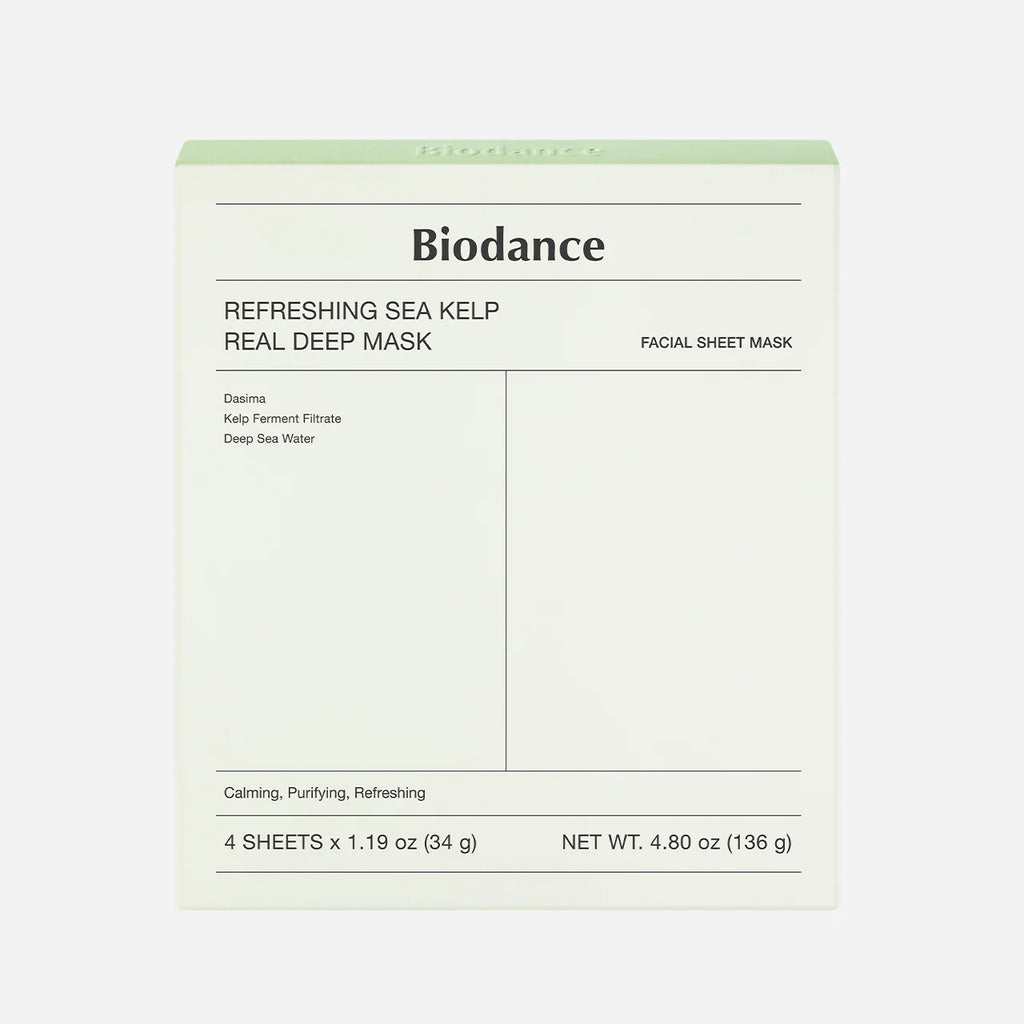 Biodance Refreshing Sea Kelp Real Deep Mask 34g x 4ea