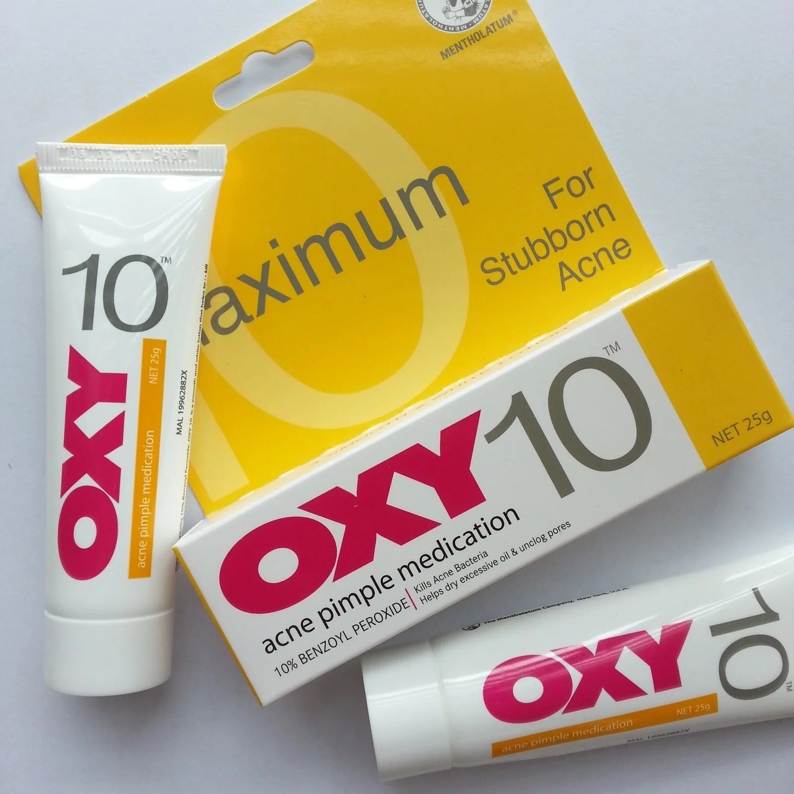 OXY 10 Benzoyl Peroxide Acne Gel (Yellow) 25g