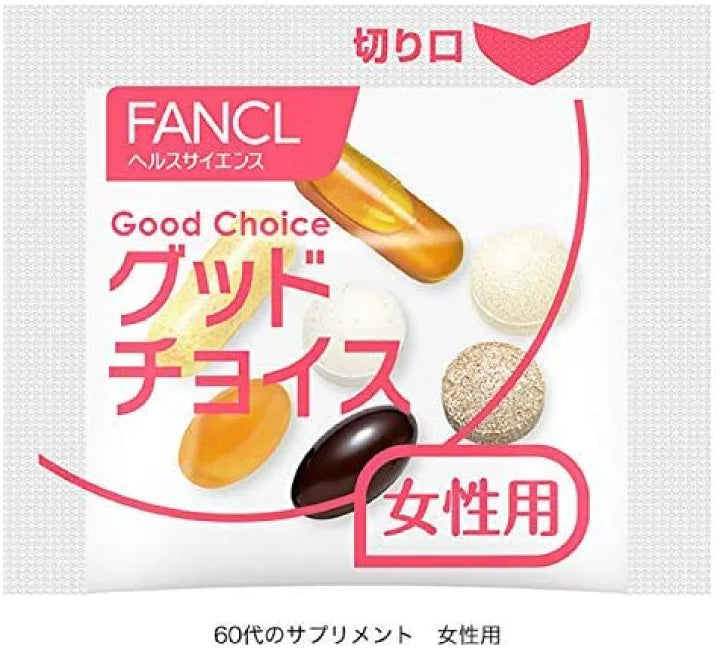 Fancl 日本 60代女性綜合營養維他命補充丸 30包