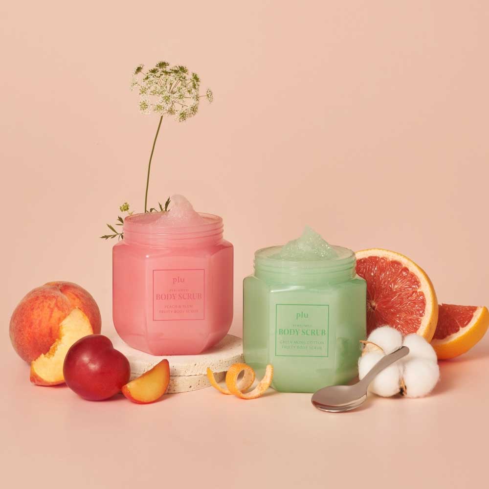PLU Perfumed Fruity Body Scrub (Peach and Plum) 500g