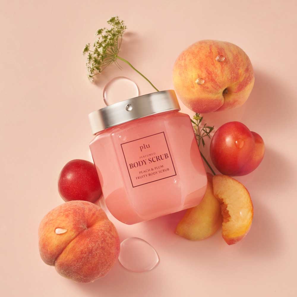 PLU Perfumed Fruity Body Scrub (Peach and Plum) 500g