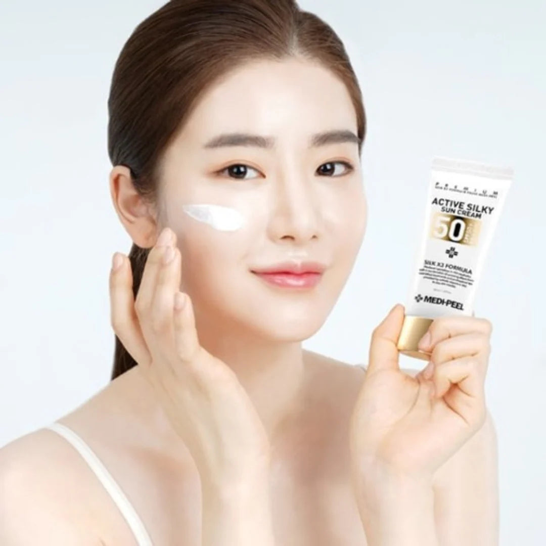 Medipeel 韓國 5GF 三重蠶絲蛋白 修復防曬隔離霜 SPF50+ PA+++ 50ml