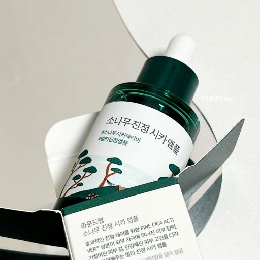 ROUND LAB 韓國 松樹鎮靜積雪草安瓶 30ml