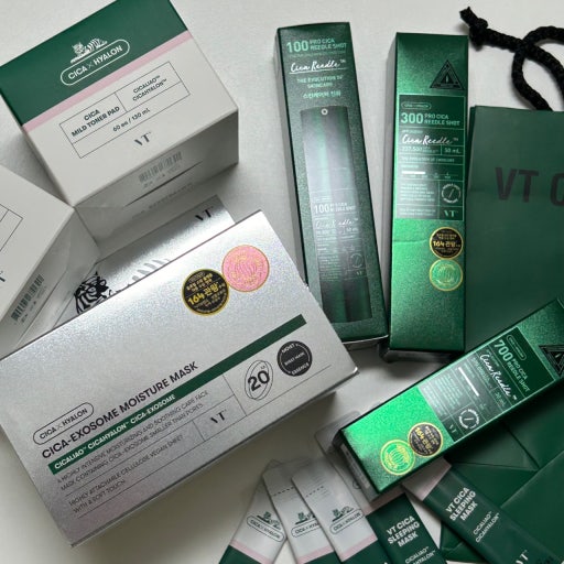 VT Cosmetics 100 Pro CICA Reedle Shot Stick Pouch 10 packs / box