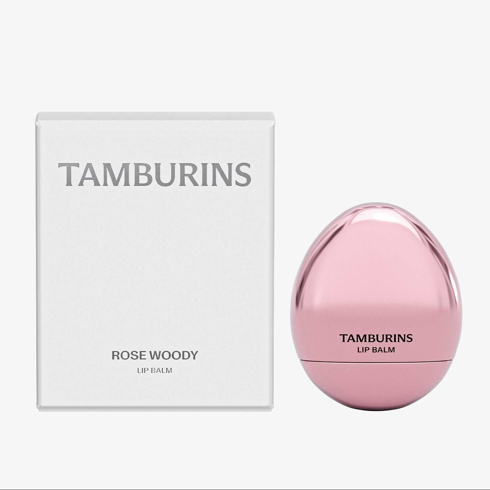 Tamburins Rose Woody Egg Lip Balm (Grapefruit & Elegant Rose & Musk) 5g