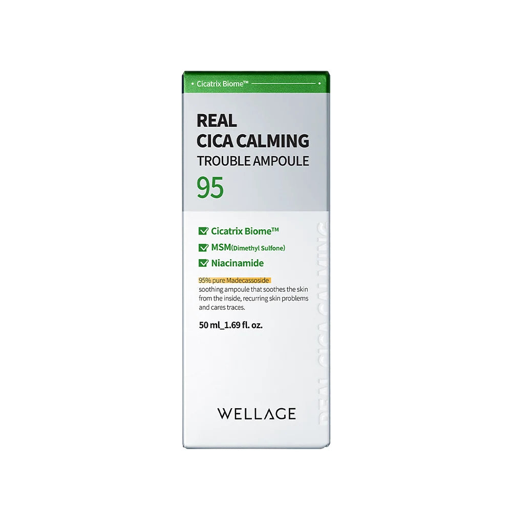 WELLAGE Real Cica Calming 95 Trouble Ampoule 50ml