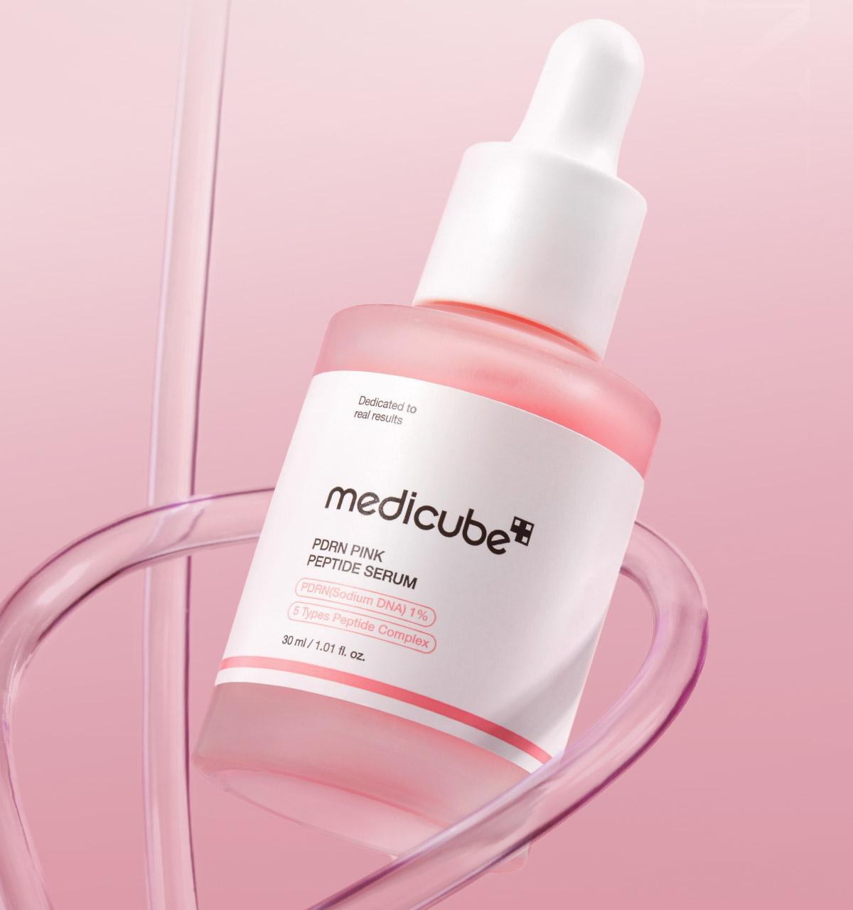 MEDICUBE PDRN Pink Peptide Collagen Serum 30ml + Refill 50ml