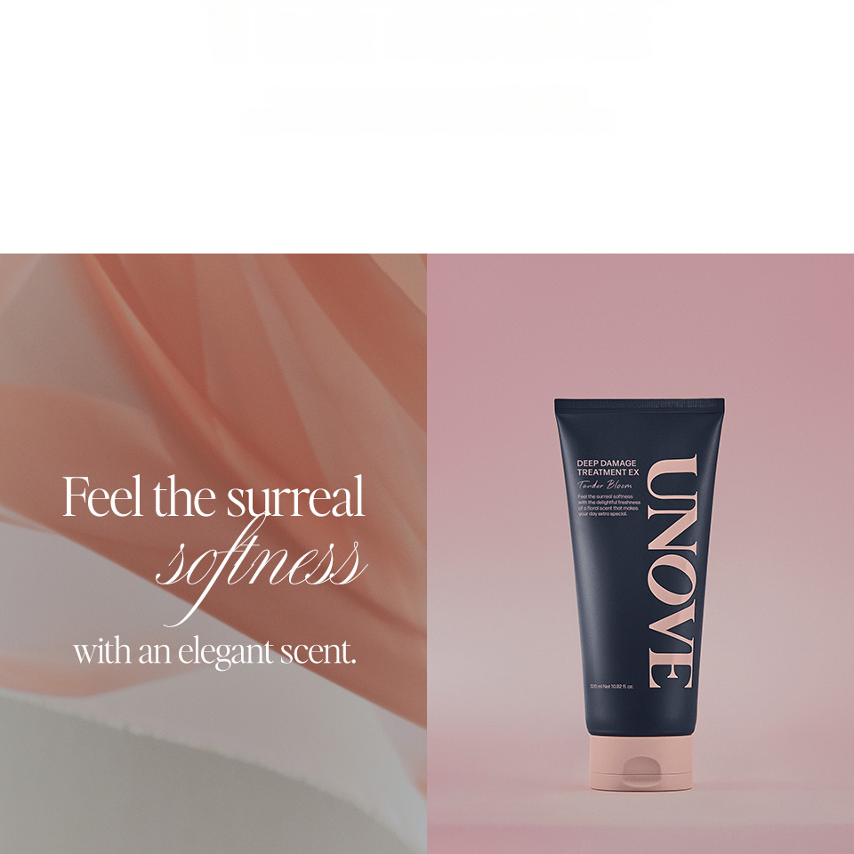 UNOVE Deep Damage Treatment EX (320ml+320ml+Freeze Calming Conditioner 30ml)