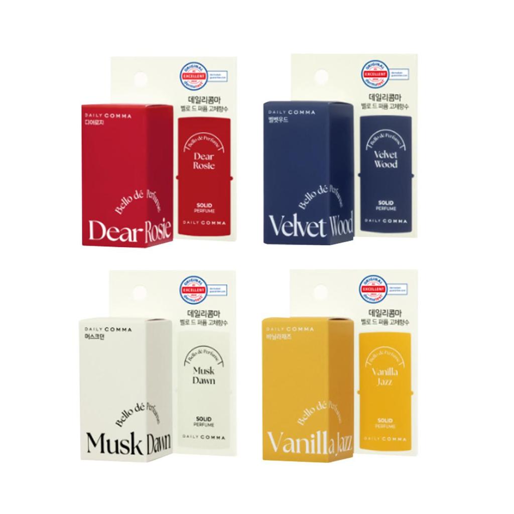 Daiso Daily Comma Bello de Perfume Velvet Wood Solid Perfume 4.7g