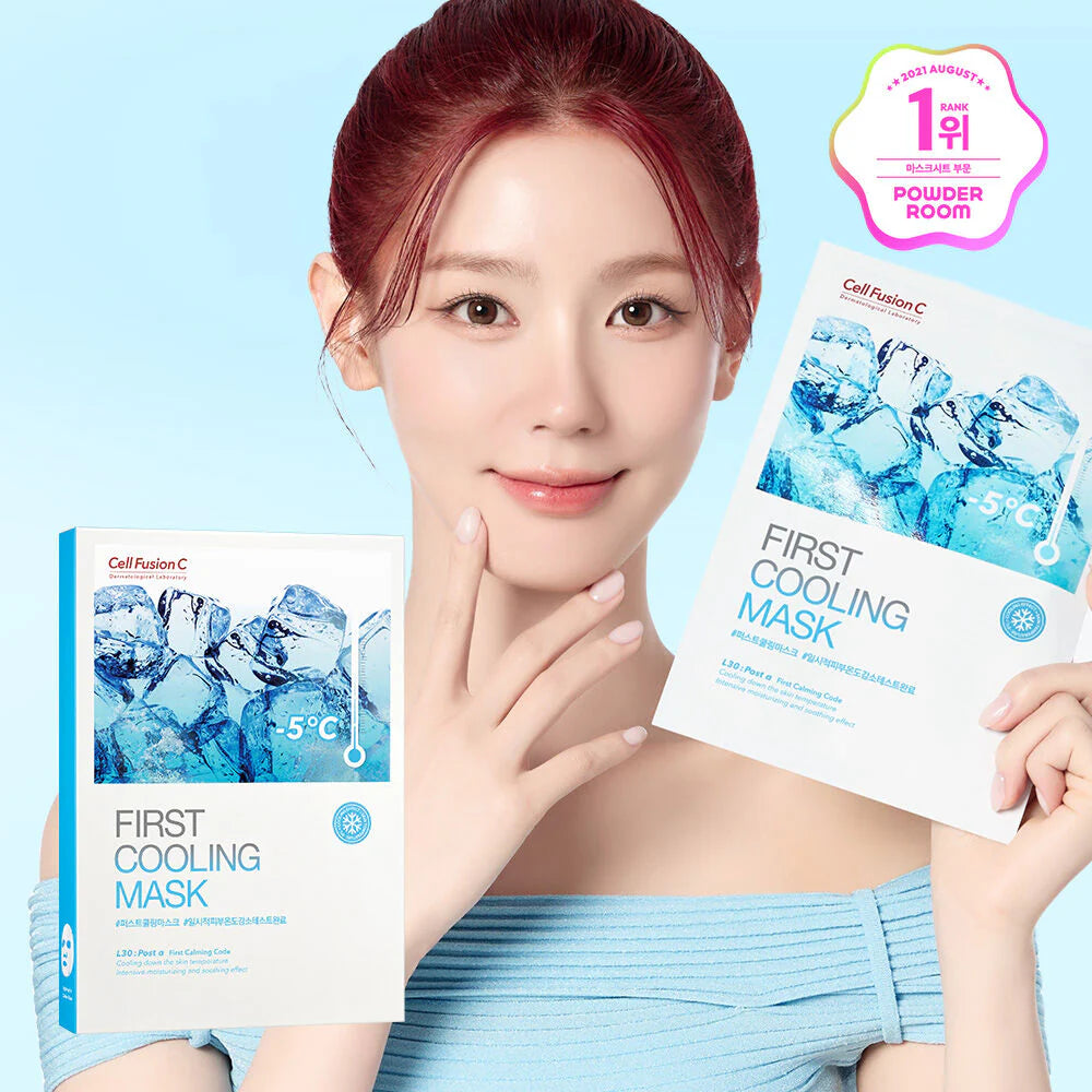 [Ultimate Cooling & Hydration Set] Cell Fusion C Aquatica Cooling Sunscreen 50ml + First Cooling Calming Mask 5ea