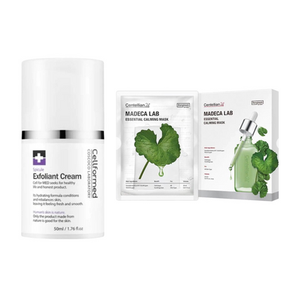 【Special Sale】Cellformed Spicule Exfoliant Cream 50ml + CENTELLIAN 24+ Madeca Extra Calming Mask 20ml x 6ea