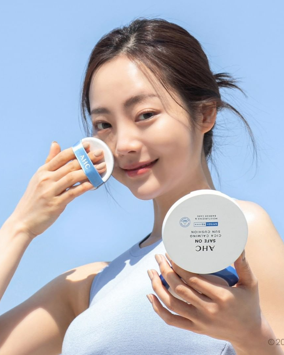 AHC Safe On CICA Calming Sun Cushion SPF 50+ PA++++ 25g