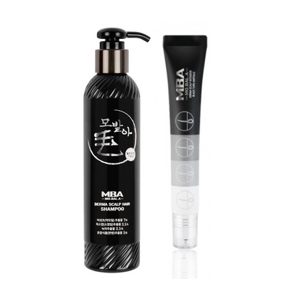 【Special Set】Daycell MBA MoBalA Derma Scalp Hair Shampoo 230ml + DAYCELL MBA Derma Scalp Intensive Black Turn Ampoule 20ml