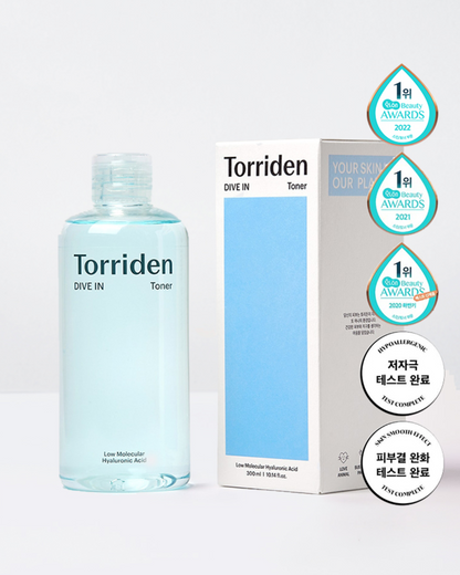 Torriden 低分子透明質酸 保濕爽膚水 300ml